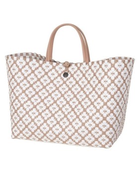 CABAS  MOTIF BAG BLUSH WHITE