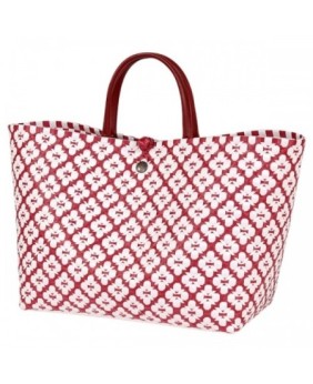 CABAS  MOTIF BAG RED/WHITE